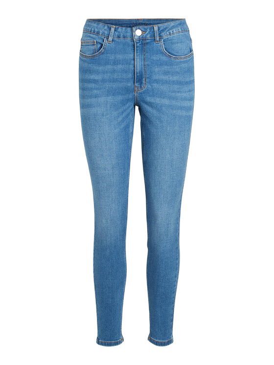 Vila Vila Farmer Sarah 14084766 Kék Skinny Fit