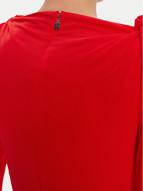 ROTATE ROTATE Bodi Linno 1137473017 Crvena Slim Fit