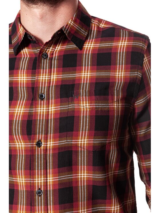 Wrangler Wrangler Camicia 1PKT SHIRT Bianco Regular Fit