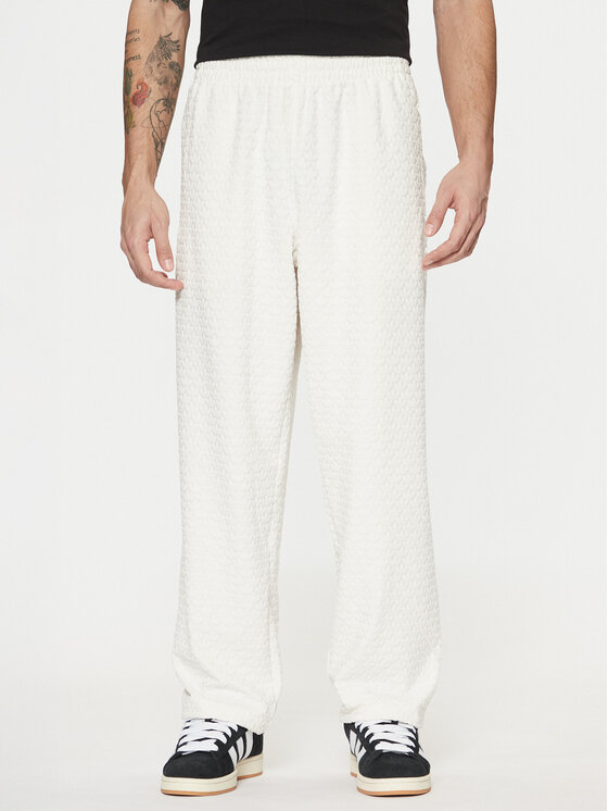 adidas Pantaloni da tuta Monogram Track JP4429 Bianco Regular Fit, taglia : L