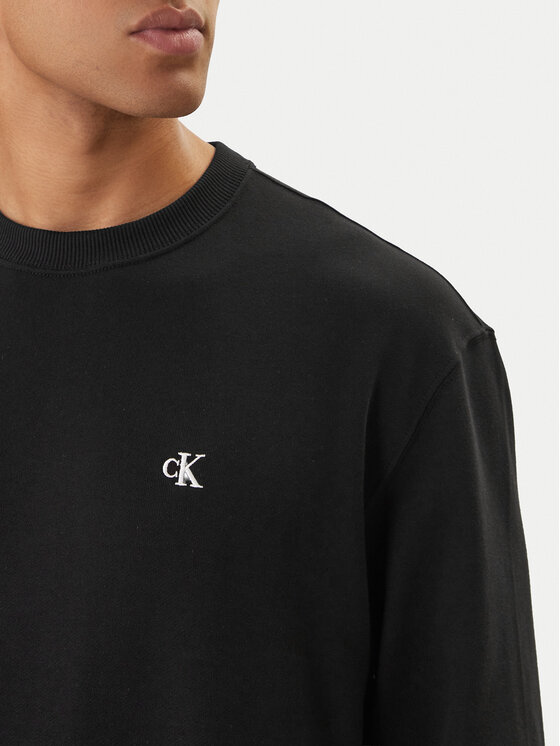 Calvin Klein Jeans Calvin Klein Jeans Džemperis ar kapuci LV04RC296G Melns Regular Fit