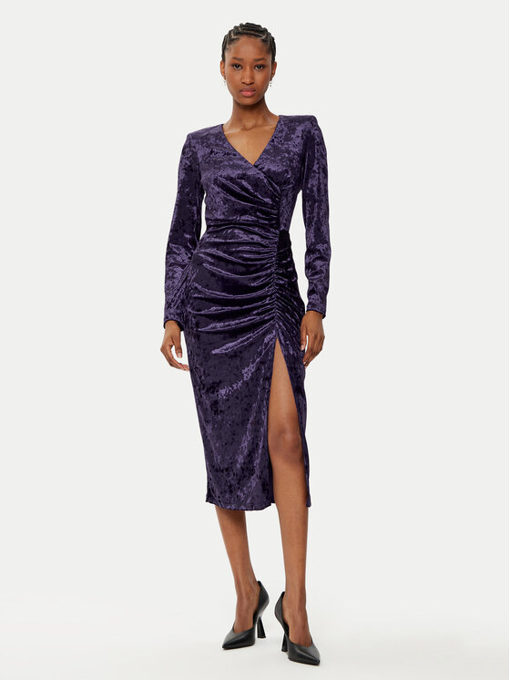 Rinascimento Abito da cocktail CFC0121946003 Viola Regular Fit, taglia : M