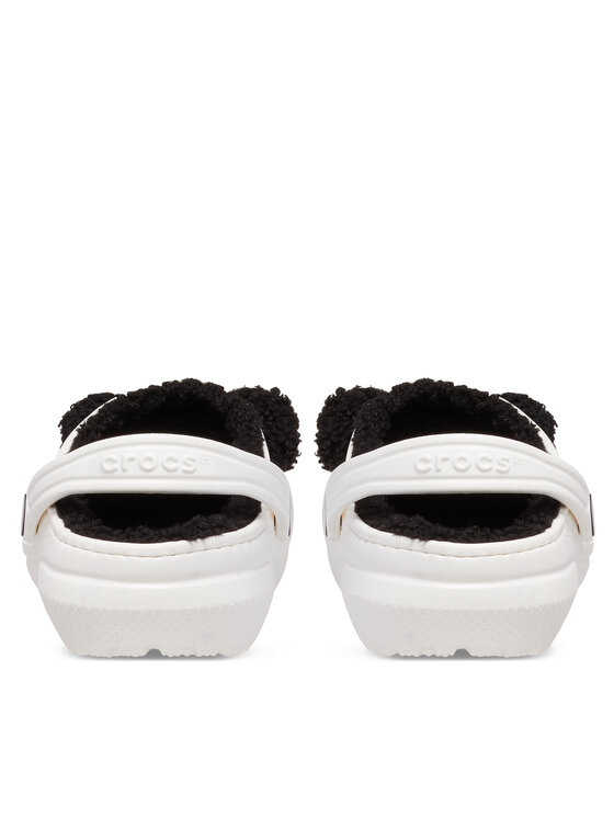 Crocs Crocs Şlapi Classic Lined Iam Panda Bear Clog T 210395 Alb