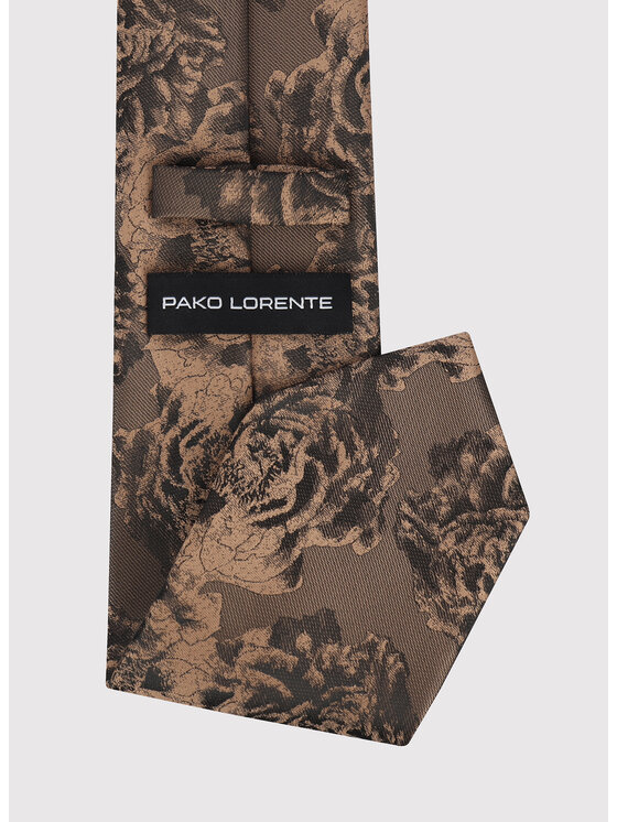 Pako Lorente Pako Lorente Krawat P26WF-KX-018 Beżowy