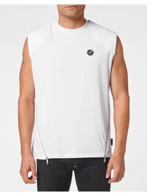 PHILIPP PLEIN PHILIPP PLEIN T-shirt 375 Bianco Regular Fit