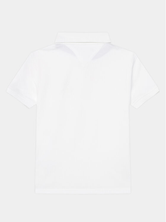 Tommy Hilfiger Tommy Hilfiger Polo KB0KB03975 Biały Regular Fit