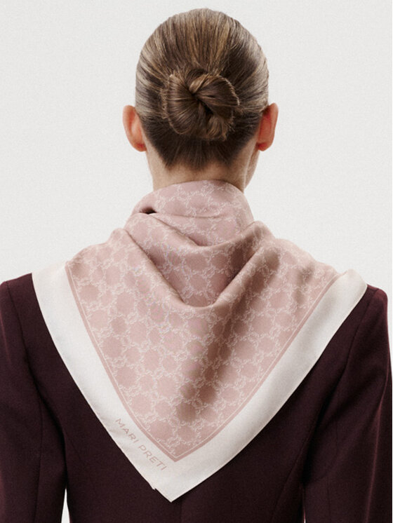 MARI PRETI MARI PRETI Foulard MONOGRAM M Beige