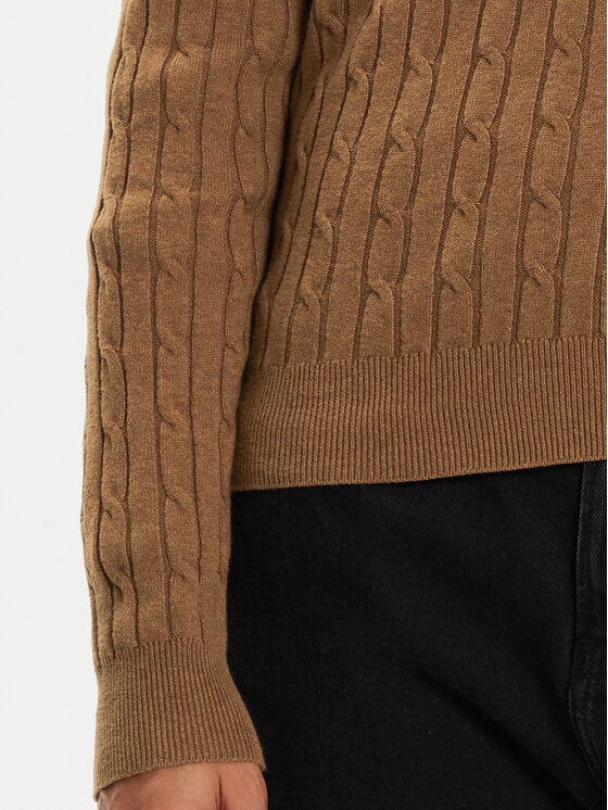 Gant Gant Džemper 4800101 Smeđa Slim Fit