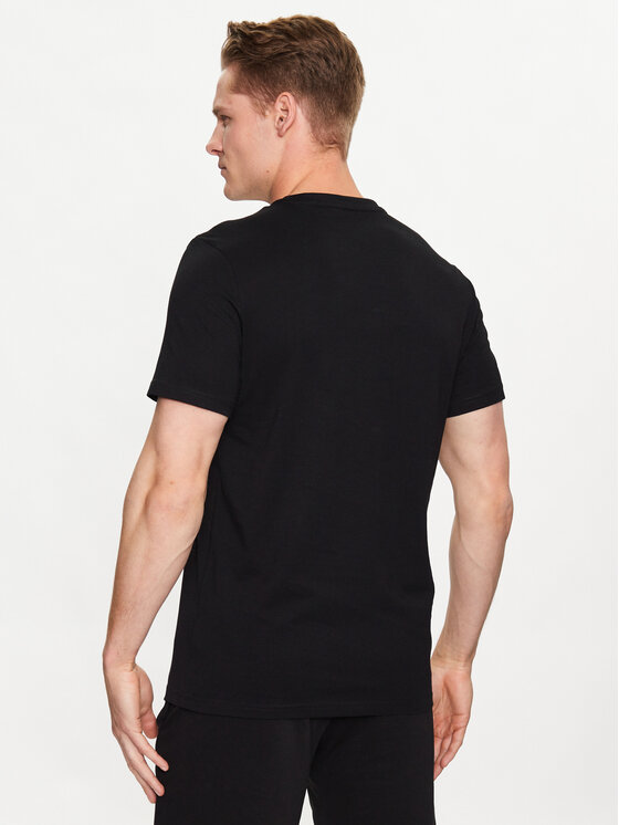 4F 4F T-krekls 4FSS23TTSHM539 Melns Regular Fit