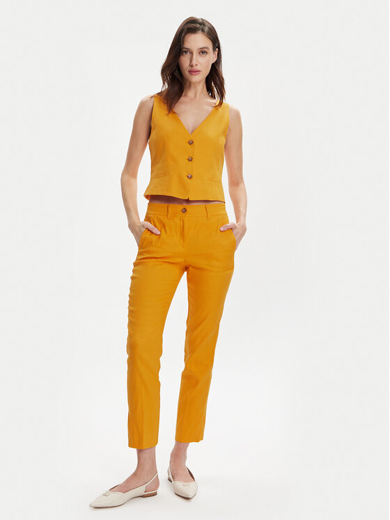 Marella Marella Gilet Bananas 2413151012 Arancione Regular Fit