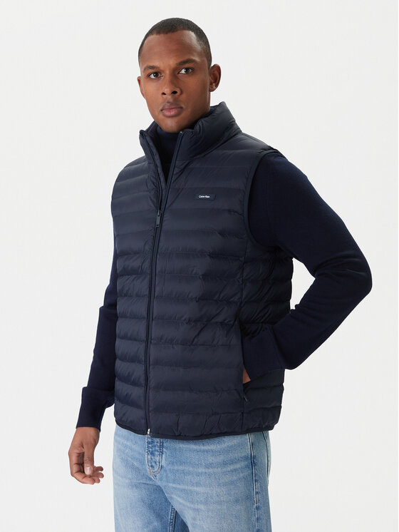 Calvin Klein Calvin Klein Mellény LV04LC509G Sötétkék Regular Fit