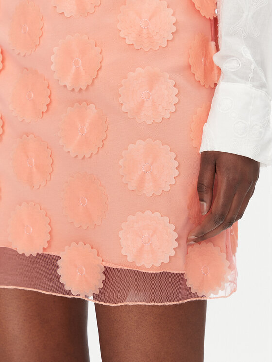 Bruuns Bazaar Bruuns Bazaar Spódnica mini Joannas BBW4545 Koralowy Regular Fit