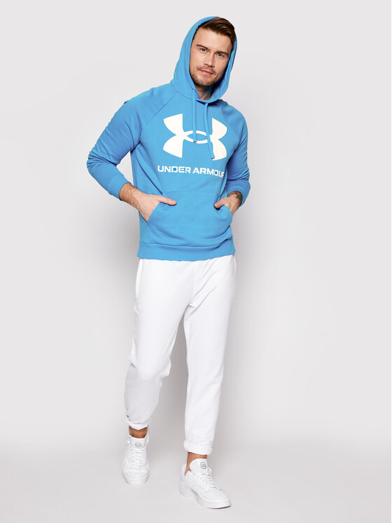 Under Armour Under Armour Bluza Ua Rival Fleece Big Logo 1357093 Niebieski Loose Fit