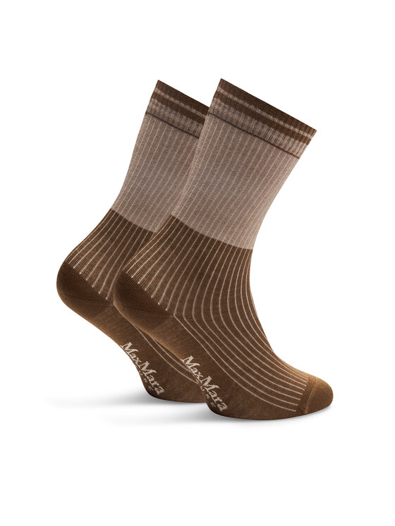Max Mara Leisure Max Mara Leisure Чорапи дълги дамски Gabarra 2426556018 Бежов