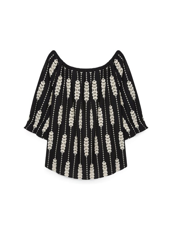 Fiorella Rubino Fiorella Rubino Blusa 2066L000681N0Z3 Nero Over Fit