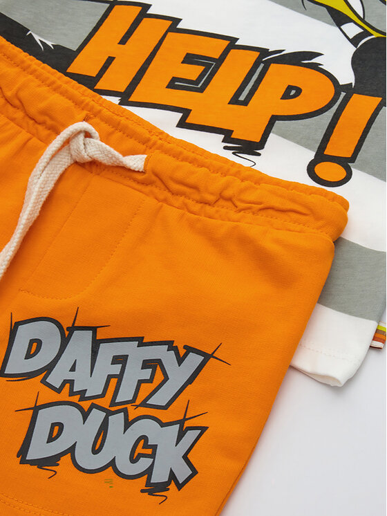 Original Marines Original Marines Комплект тишърт и спортни шорти LOONEY TUNES DDPV0355NM Цветен Regular Fit