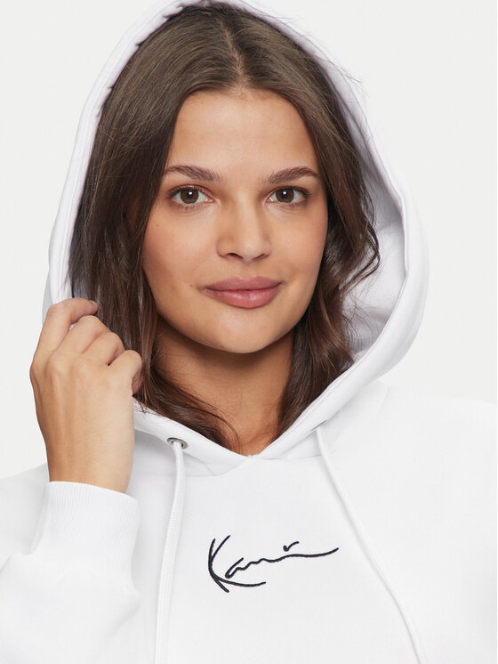 Karl Kani Karl Kani Felpa Small Signature Essential 61210020 Bianco Regular Fit