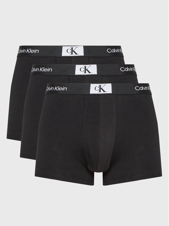 Calvin Klein Underwear Set Od 3 Para Bokserica 000NB3528A Crna