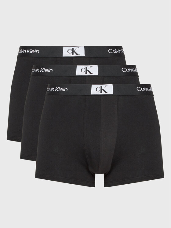 Calvin Klein Underwear Комплект 3 чифта боксерки 000NB3528A Черен