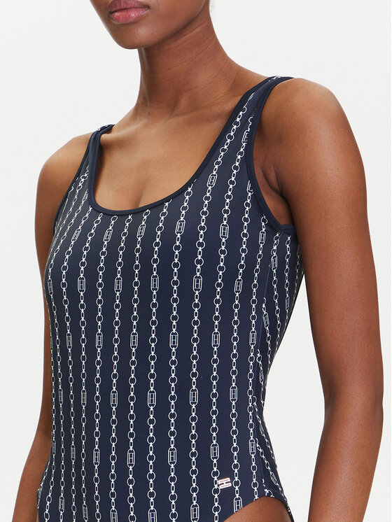 Tommy Hilfiger Tommy Hilfiger Badeanzug UW0UW05905 Dunkelblau
