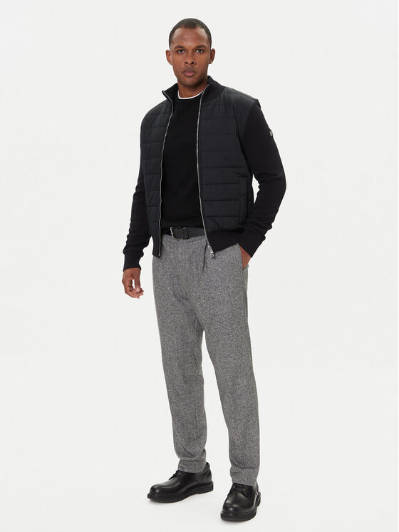 BOSS BOSS Демісезонна куртка H-Hernesto 50549991 Чорний Regular Fit