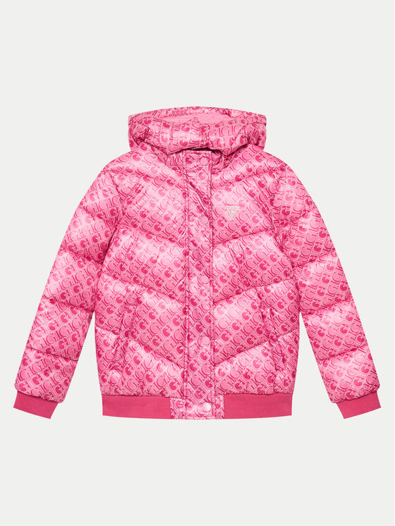 Guess Kurtka puchowa J4YL02 WEGY0 Różowy Regular Fit