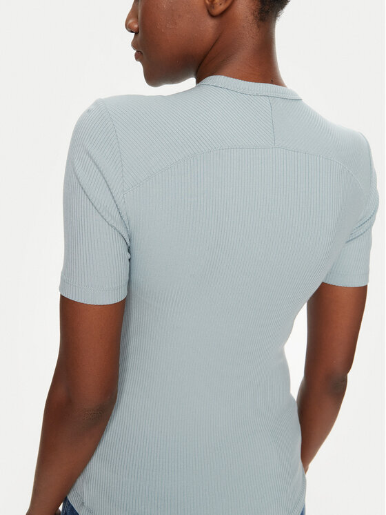 Calvin Klein Calvin Klein Tričko K20K208052 Modrá Slim Fit