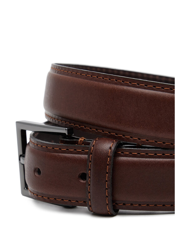 Tommy Hilfiger Tommy Hilfiger Чоловічий ремінь Hudson Leather 3.0 AM0AM13379 Коричневий