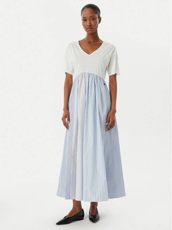 Weekend Max Mara Rochie de zi Brozno 2515621082 Alb Relaxed Fit