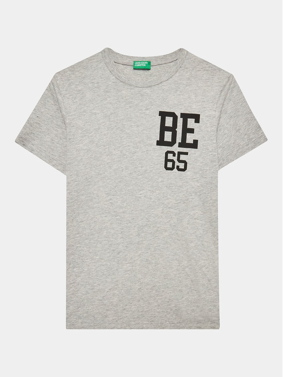 United Colors Of Benetton Tricou 3I1XC10BI Gri Regular Fit