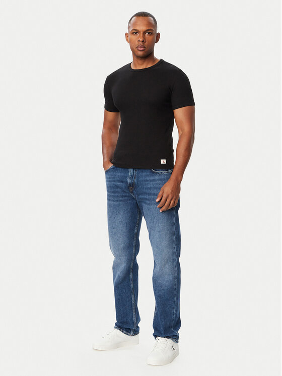Calvin Klein Jeans Calvin Klein Jeans T-Shirt LV04RG214G Černá Slim Fit