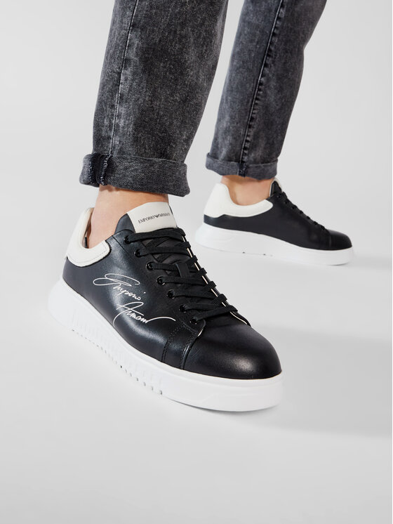 Emporio Armani Emporio Armani Sneakersy X4X264 XM670 N814 Čierna