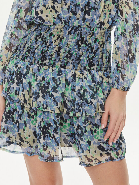 Pepe Jeans Pepe Jeans Rochie de vară PL953503 Albastru Regular Fit