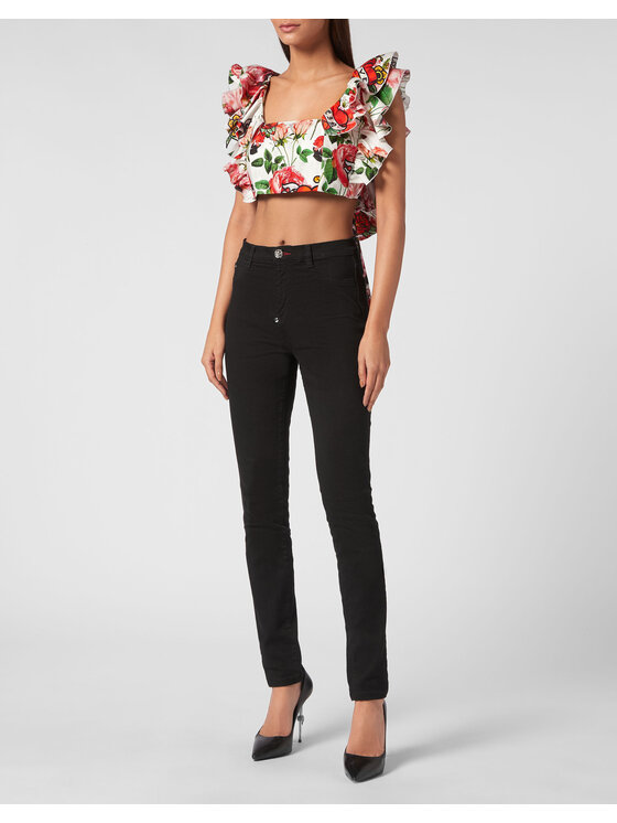 PHILIPP PLEIN PHILIPP PLEIN Top 3833 Biały