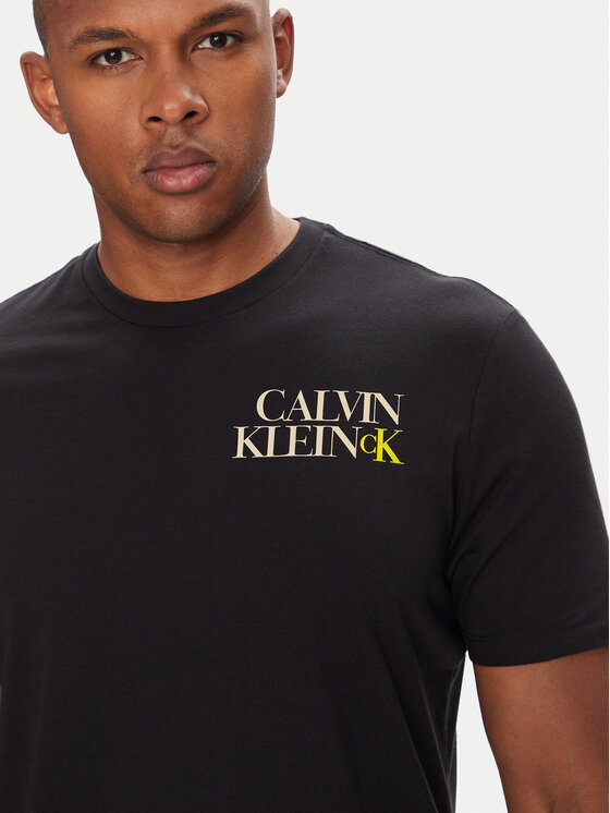 Calvin Klein Jeans Calvin Klein Jeans Tričko LV04RC844G Čierna Regular Fit