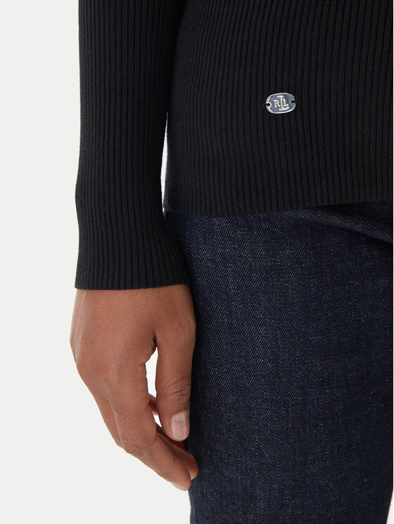 LAUREN RALPH LAUREN Lauren Ralph Lauren Rolák L/s Turtle Neck 200643398011 Čierna Slim Fit