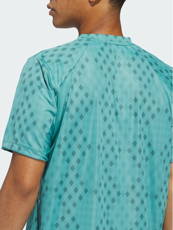 adidas adidas Koszulka techniczna Club Tennis Climacool Graphic Tee Turkusowy Regular Fit