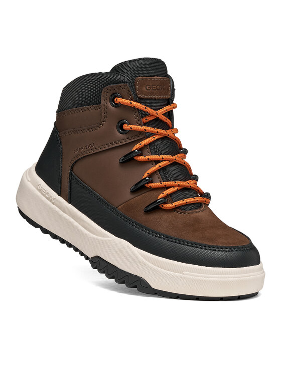 Geox Geox Gležnjarji J Bunshee Boy B Abx J56FMA 0ME32 C6006 M Temno rjava