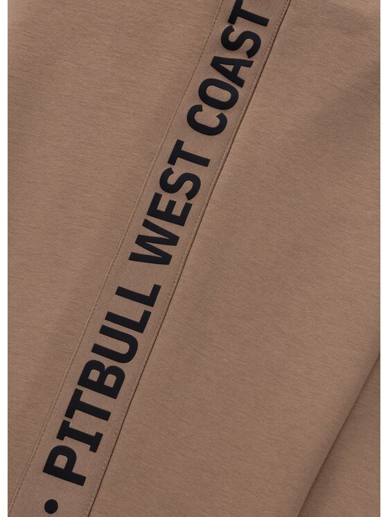 PITBULL PITBULL Spodnie dresowe ARBOR TAPE Brązowy Regular Fit
