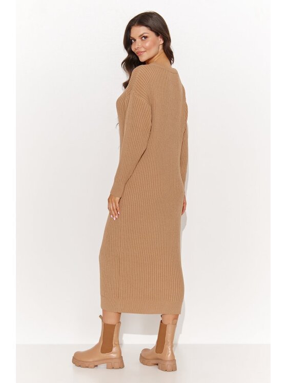 Numinou Numinou Sweter NU_S94 Brązowy Regular Fit