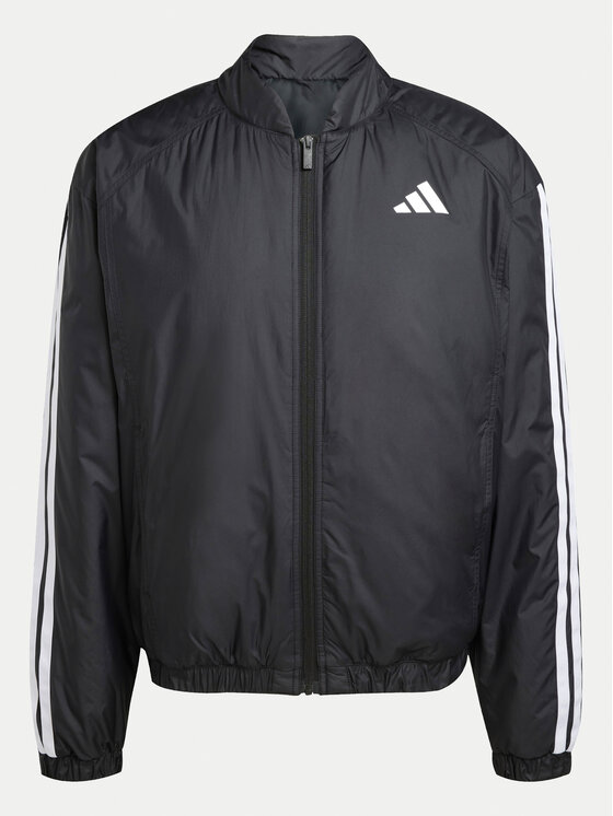adidas adidas Bomber jakna Essentials 3-Stripes JD1294 Črna Loose Fit
