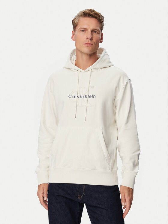 Calvin Klein Jeans Calvin Klein Jeans Μπλούζα LV04RH218G Κρεμ Regular Fit