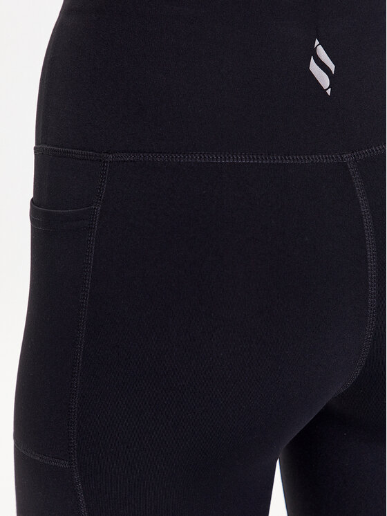 Skechers Skechers Legginsy Skechers Go Walk High Waisted Legging Czarny Slim Fit