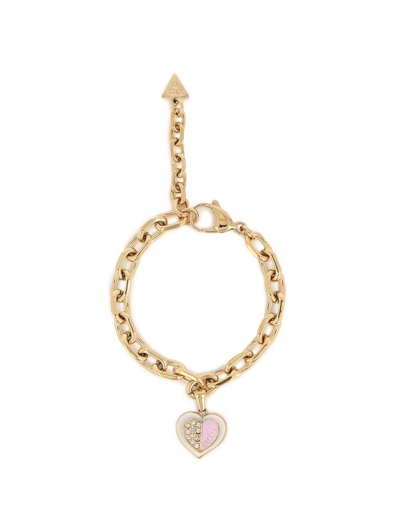Guess Комплект гривна и обеци Lovely Guess JUBS03 189JW Позлатено с ...