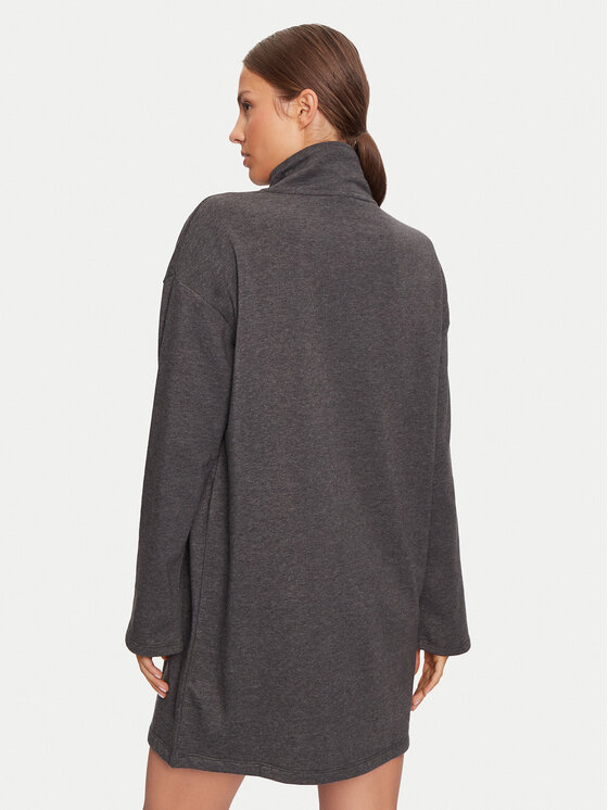 Pieces Pieces Sukienka dzianinowa 17152929 Szary Loose Fit