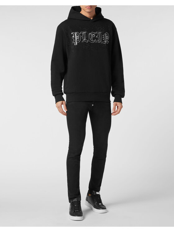 PHILIPP PLEIN PHILIPP PLEIN Bluza 14947 Czarny Regular Fit