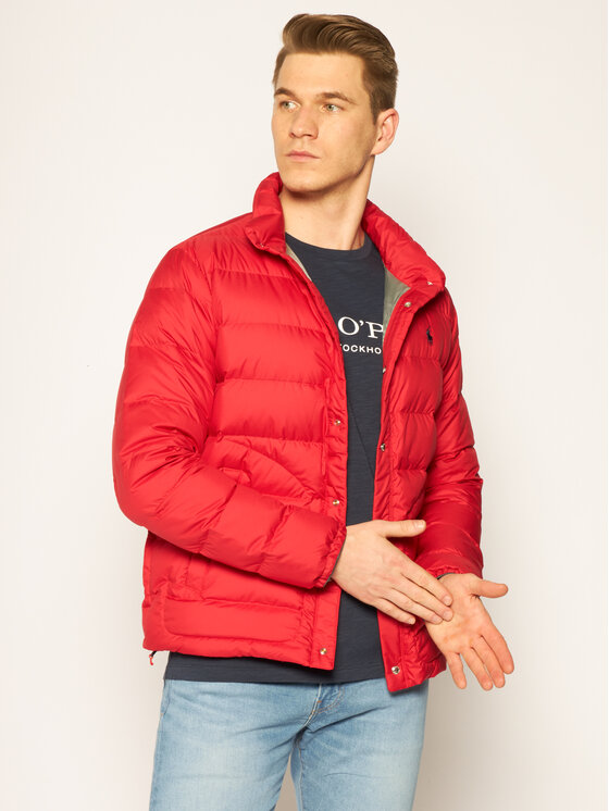 doudoune ralph lauren rouge homme