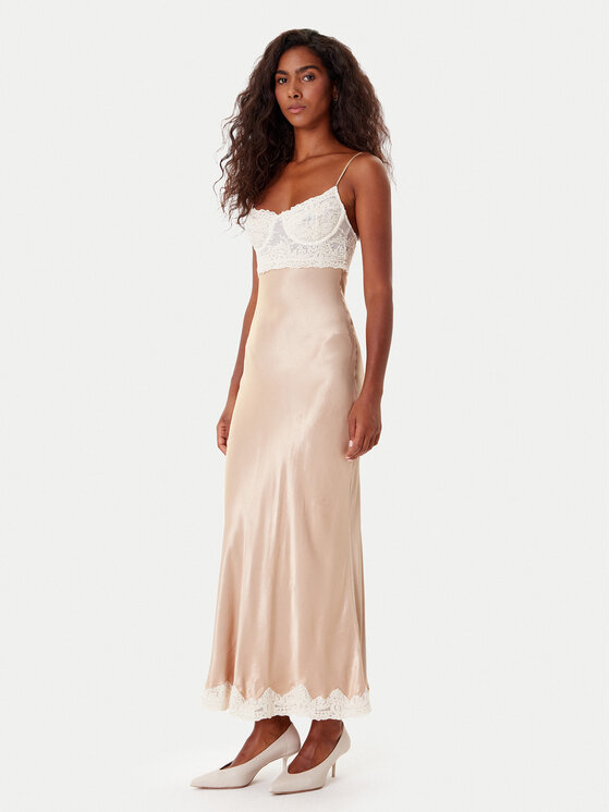 BARDOT BARDOT Коктейльна сукня Tzariana 60118DB Бежевий Regular Fit