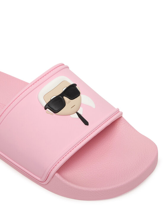 KARL LAGERFELD KARL LAGERFELD Klapki KL80905C Różowy
