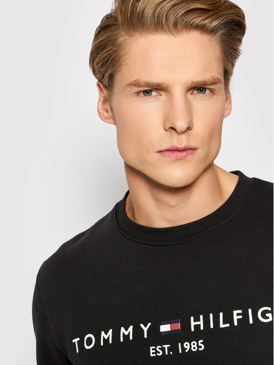 Tommy Hilfiger Tommy Hilfiger Φόρμα Logo MW0MW24845 Μαύρο Regular Fit